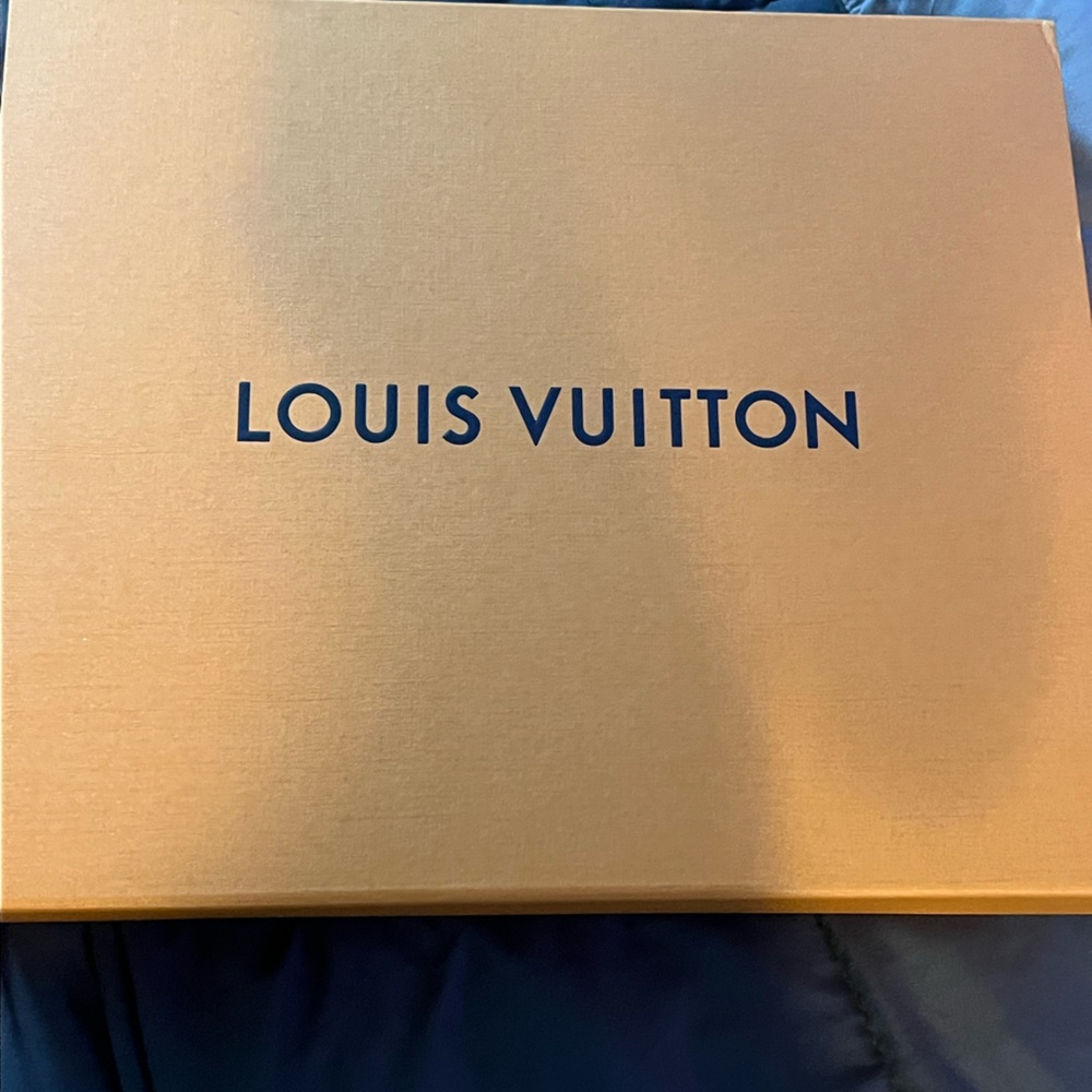 Brown Louis Vuitton messenger bag